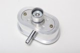 Trans-Dapt Performance Aluminum Valve Cover Breathers 6618 Breather, Round, Push-in, Shielded, Finned Top, Aluminum, Polished, 1.25 in. Hole Size, Each thumbnail 2