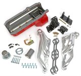 Trans-Dapt Performance Swap-In-A-Box Complete Engine Swap Kits 99077 Kit, Headers, Steel, Silver Ceramic Coated, Motor Mounts, Oil Pan, Pickup, Gaskets, Hardware, Chevy, Small Block, Kit thumbnail 1