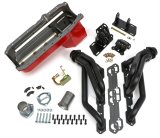 Trans-Dapt Performance Swap-In-A-Box Complete Engine Swap Kits 99084 Kit, Headers, Steel, Black Ceramic Coated, Motor Mounts, Oil Pan, Pickup, Gaskets, Hardware, Chevy, Small Block, Kit thumbnail 2