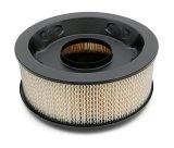 Trans-Dapt Performance Products Air Cleaners 8663 ASPHALT BLACK POWDER COATED 14" x 6" MUSCLE CAR AIR CLEANER thumbnail 1