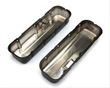 Trans-Dapt Performance Products Valve Covers 8692 CHEVY 396-502 TALL ASPHALT BLACK POWDER COATED BAFFLED VALVE COVERS thumbnail 1