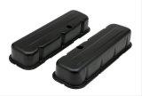 Trans-Dapt Performance Products Valve Covers 8692 CHEVY 396-502 TALL ASPHALT BLACK POWDER COATED BAFFLED VALVE COVERS thumbnail 2