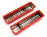 Trans-Dapt Performance Products Valve Covers 9947 CHEVY 327 LOGO TALL ORANGE POWDER COATED VALVE COVERS thumbnail 1