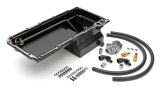 Trans-Dapt Performance Products Oil Pans 0180 Pan & Filter Kit, LS Engine Swap Pan & Remote Sngl Filter Base Combo Kit; Vertical Port, Black Pan 7Qt thumbnail 2