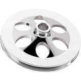 Billet Specialties Power Steering Pulleys 86420 Pulley, V-Belt, 1-Groove, Aluminum, Polished, .750 in. Bore, Chevy, Each thumbnail 2
