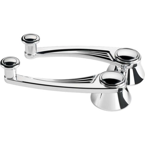 Billet Specialties Window Cranks 46325 Cranks, Door Window, Aluminum, Polished, 3/8 in. Square Spline, Ford 1932-48, Pair thumbnail 2