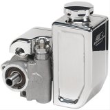 Billet Specialties Bolt-On Power Steering Reservoirs 77930 Reservoir, Bolt-On, Aluminum, Polished, -6 AN Male Threads, Each thumbnail 1