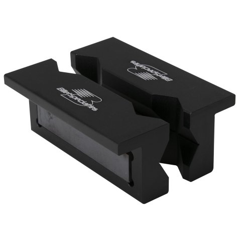Billet Specialties Aluminum Vice Jaw Inserts 77906 VICE JAW INSERTS, BILLET ALUMINUM VICE JAW INSERTS BLK thumbnail 2