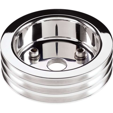 Billet Specialties Crankshaft Pulleys 81320 Crank Pulley, SBC, Short Pump, 3 Groove thumbnail 2