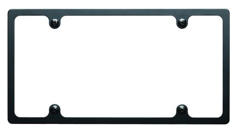 Billet Specialties License Plate Frames BLK55020 Frame, Aluminum, Black Powdercoated, Each thumbnail 2