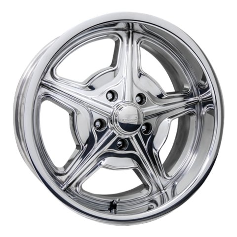 Billet Specialties Legends Series Speedway Polished Wheels 20x10 Wheel, Speedway, Aluminum, Polished, 20 in. x 10.0 in., 5 x 4.75 in. Bolt Circle, 5.500 in. Backspace, Each thumbnail 3