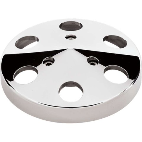 Billet Specialties Air Conditioning Clutch Covers 87120 Pulley Cover, Conditioner Clutch, Aluminum, Polished, Fits Sanden 508-Style Compressors, Each thumbnail 2