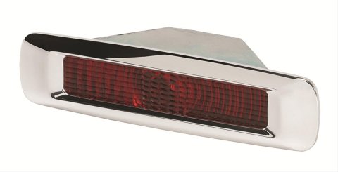 Billet Specialties Vintage Street Rod LED Taillights 61340 Taillights, LED, Red Lens, Smooth, Polished Housing, Pair thumbnail 1