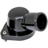Billet Specialties Thermostat Housings BLK90335 Housing, 75 Degree, Aluminum, Black Anodized, Chevy, LS, Each thumbnail 1