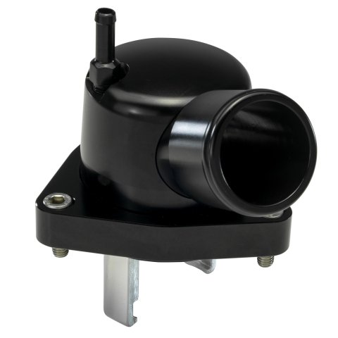 Billet Specialties Thermostat Housings BLK90520 Housing, Swivel, 75 Degree, Black, LT1, LT2, LT4, LT5, Gasket and Not Included, Chevy, Each thumbnail 1