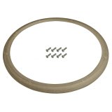 Billet Specialties Steering Wheel Half-Wraps 29002 Half Wrap, Leather, Tan, Each 14" Diameter thumbnail 1