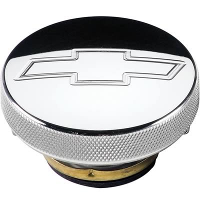 Billet Specialties Radiator Caps 76320 Cap, Aluminum, Polished, Round, Bowtie Emblem, 7 psi, Each