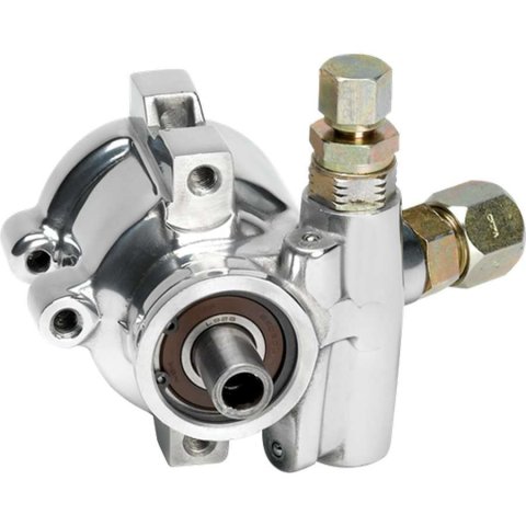 Billet Specialties Remote Power Steering Pumps 12025 Pump, Polished Finish, GM Type 2 Style, Reservoir, AN Fittings, Each thumbnail 2