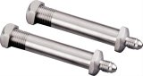 Billet Specialties Thru-Frame Fittings 66210 Fittings, Stainless Steel, Thru-Frame, 2 in. Rail Width, -3 AN Male x 1/8 in. NPT Female, Pair thumbnail 2