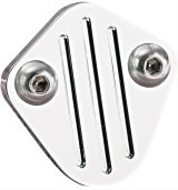 Billet Specialties Fuel Pump Block-Offs 41620 Block-Off Plate, Aluminum, Polished, Ford, Each thumbnail 1