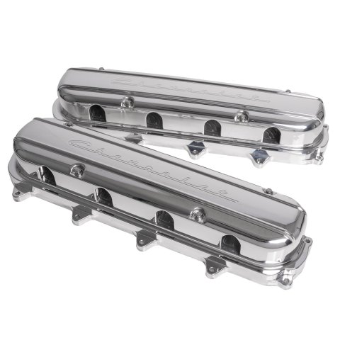 Billet Specialties Valve Covers P95580 VALVE COVER GEN V LT MODULAR CHEV SCRIPT PROFILE POL thumbnail 2