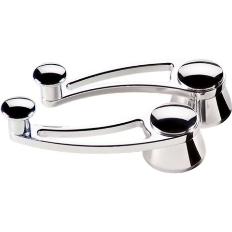 Billet Specialties Window Cranks 46520 Cranks, Door Window, Aluminum, Polished, 1/2 in. Round Spline, GM/Ford, Pair thumbnail 2