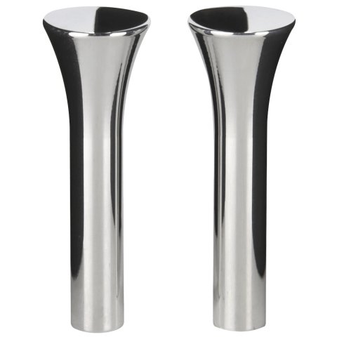 Billet Specialties Door Lock Knobs 45910 Knobs, Round Tapered, Aluminum, Polished, Pair thumbnail 3