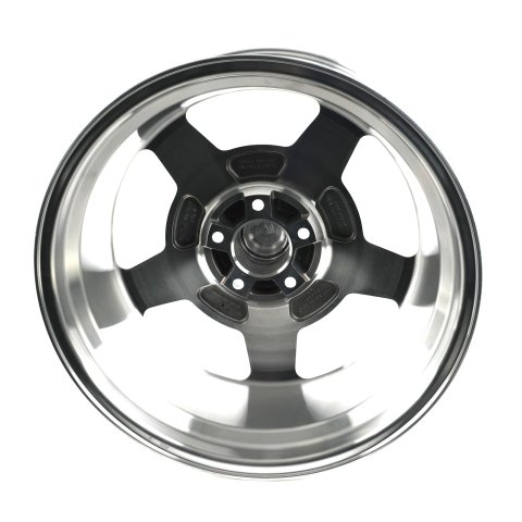 Billet Specialties Legends Series Speedway Polished Wheels 20x10 Wheel, Speedway, Aluminum, Polished, 20 in. x 10.0 in., 5 x 5.0 in. Bolt Circle, 5.500 in. Backspace, Each thumbnail 4