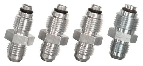 Billet Specialties Power Steering Adapter Kits 77901 Fittings, Type, Straight, Aluminum, Nickel Plated, Set of 4 thumbnail 2
