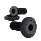 Billet Specialties Pro-Bolts BLK66110 Fender Bolts, 5/16 in.-18 RH Thread, 3/4 in. Washer Diameter, Stainless Steel, Black, Pair thumbnail 1