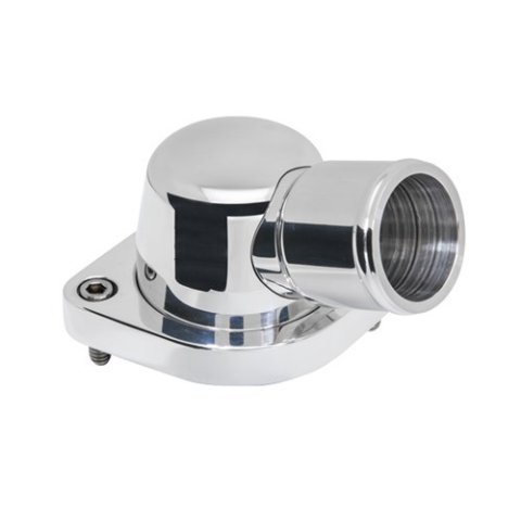 Billet Specialties Thermostat Housings 90334 Water Neck, Aluminum, O-ring, Polished, 15 Degree, Each thumbnail 2
