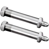 Billet Specialties Thru-Frame Fittings 66310 Fittings, Stainless Steel, Thru-Frame, 2.375 in. Rail Width, -3 AN Male x 1/8 in. NPT Female, Pair thumbnail 2