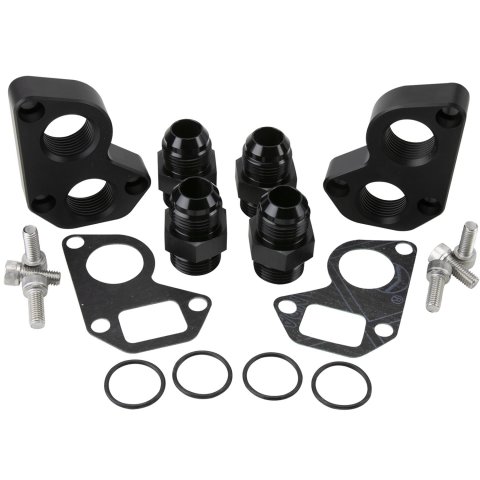 Billet Specialties Water Pump Spacers 77123 LS REMOTE WATER PUMP ADAPTERS, LS REMOTE WATER PUMP ADAPTERS thumbnail 2