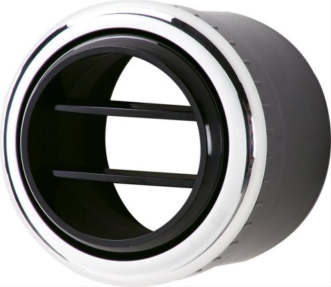 Billet Specialties Air Conditioning Vents 38110 Vent Assembly, Conditioning, Aluminum, Polished, 2.5 in. Diameter, Bezel-Style, Each thumbnail 1