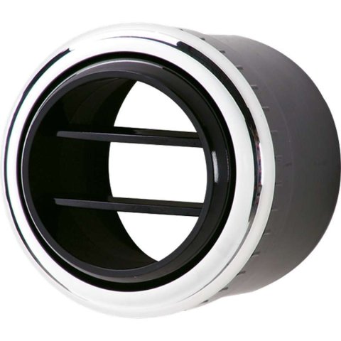 Billet Specialties Air Conditioning Vents 38110 Vent Assembly, Conditioning, Aluminum, Polished, 2.5 in. Diameter, Bezel-Style, Each thumbnail 2