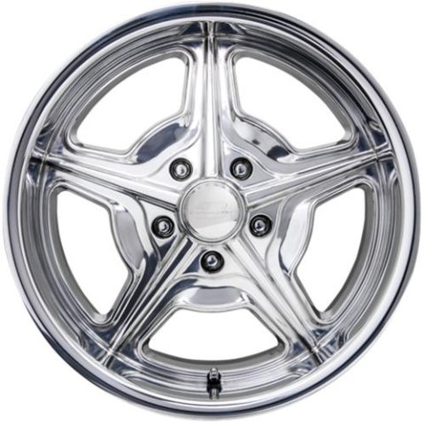 Billet Specialties Legends Series Speedway Polished Wheels 22x10 Wheel, Speedway, Aluminum, Polished, 22 in. x 10 in., 5 x 5.0 in. Bolt Circle, 5.500 in. Backspace, Each thumbnail 1