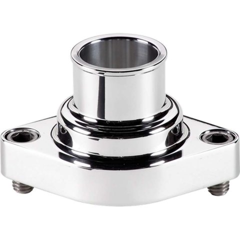 Billet Specialties Thermostat Housings 90120 Water Neck, Aluminum, Polished, Straight Up, Chevy, Big Block, Small Block, Each thumbnail 2