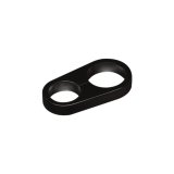 Billet Specialties Hose Separators BLK68420 Separator, Aluminum, Black, One .734 in. Hole/One .890 in. Hole, Each thumbnail 3