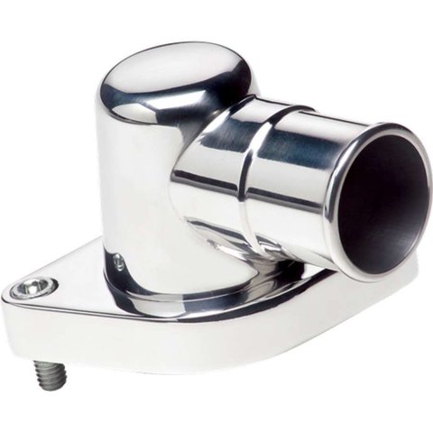 Billet Specialties Thermostat Housings 90730 Water Neck, Aluminum, Polished, 0 Degree, Ford, FE Engines, Each thumbnail 2