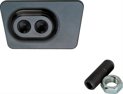 Billet Specialties Pedal Pads 199315 Pad, Clutch or Brake, Aluminum, Black Anodized, Each thumbnail 1
