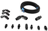 Billet Specialties Power Steering Hose Kits BLK77900 Set, Black, Stainless Steel, with Aluminum Fittings -details in Applications Section, 3,000 psi Operating Pressure, Kit thumbnail 2