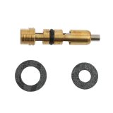 Quick Fuel Needle and Seat Assemblies 18-12QFT Seat, Alcohol, Titanium, Adjustable, 0.150 in. Seat, Center-Hung Floats, Each thumbnail 1