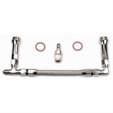 Quick Fuel Carburetor Lines 34-8000SSQFT Line, Braided Stainless Steel, Aluminum, -8 AN Inlet, Q-Series, 4150, -8 AN Inlet, 7/8 in.-20 Thread, Kit thumbnail 1
