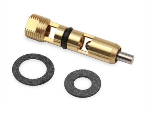 Quick Fuel Needle and Seat Assemblies 18-2-10QFT Carburetor Seats, Assemblies, Center Hung, 0.110 in. Seat, Viton® Needle, Demon/Holley/Quick Fuel/Barry Grant, Set of 10 thumbnail 1