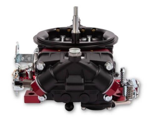 Quick Fuel Brawler Race Series 850 CFM 4-Barrel Carburetor BR-67332 Carburetor, Series, cfm, Mechanical Secondary, 4-Barrel, Square Bore, Black Powdercoat, Red Anodized Metering Blocks, Each thumbnail 2