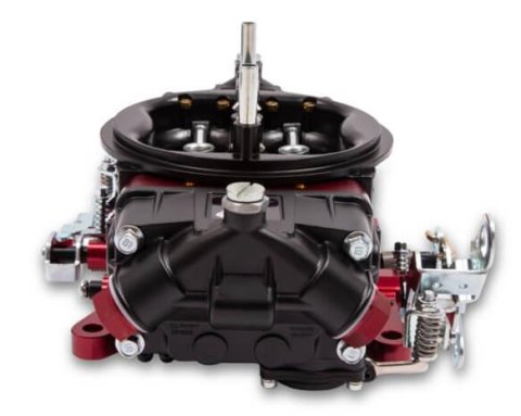 Quick Fuel Brawler Race Series 850 CFM 4-Barrel Carburetor BR-67332 Carburetor, Series, cfm, Mechanical Secondary, 4-Barrel, Square Bore, Black Powdercoat, Red Anodized Metering Blocks, Each thumbnail 3