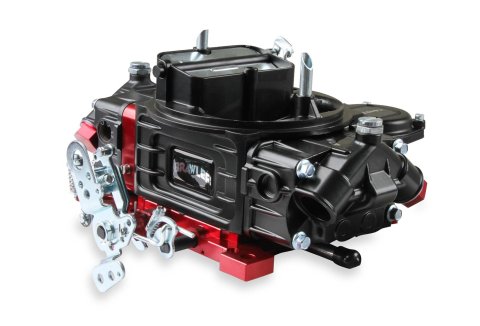 Quick Fuel Brawler Street Series 680 CFM 4-Barrel Carburetor BR-67317 Carburetor, Series, cfm, Vacuum Secondary, Electric Choke, 4-Barrel, Square Bore, Black, Red Anodized Metering Blocks, Each thumbnail 1