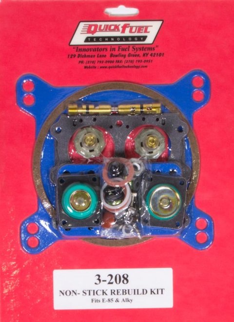Quick Fuel Performance Carburetor Rebuild Kits 3-208QFT Kit, Performance, E85 Ethanol Fuel, Holley, Fuel, 4150, 4150 HP, Kit thumbnail 2