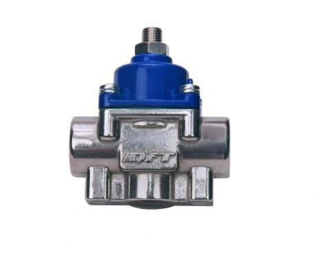 Quick Fuel Pressure Regulators 30-899QFT Regulator, 4 1/2-9 psi, Aluminum, Zinc Plated, Gasoline, Bypass, Idle Jet, Universal, Each thumbnail 1