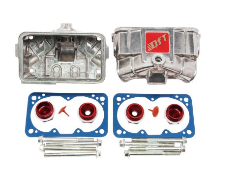 Quick Fuel Aluminum Bowl Kits 34-100QFT Bowls, Primary and Secondary, Aluminum, Double Pump, -6 AN Inlets, Screws, Non-stick Gaskets, Kit thumbnail 2